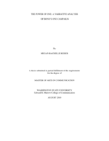 The power of One: a narrative analysis of Bono's One campaign