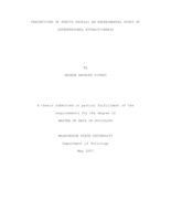 Perceptions of pretty people: an experimental study of interpersonal attractiveness