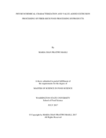 Physicochemical characterization and value-added extrusion processing of fiber-rich food processing byproducts