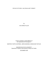 Psychic stitches: quilting as art therapy