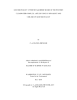 Geochronology of the metamorphic rocks of the western Clearwater complex: a study using Lu-Hf garnet and U-Pb zircon geochronology