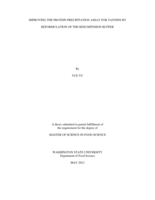 Improving the protein precipitation assay for tannins by reformulation of the resuspension buffer