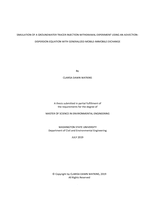 Simulation of a groundwater tracer injection-withdrawal experiment using an advection-dispersion equation with generalized mobile-immobile exchange