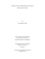 Complexation of europium(III) with citrate in mixed aqueous media