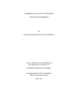 Unobserved capacity constraints and entry deterrence