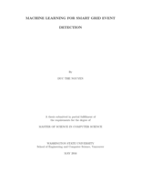 Machine learning for smart grid event detection