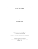 Measuring and enabling resiliency in distribution sysems with multiple microgrids
