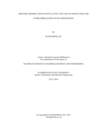 Grafting modification of polylactic acid and its application for compatibilization of polymer blends