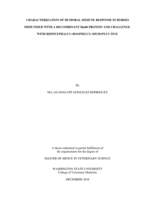 Characterization of humoral immune response in horses immunized with a recombinant Bm86 protein and challenge with Rhipicephalus (Boophilus) microplus tick