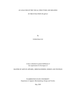 An analysis of the visual structure and meaning in the evolution of Qipao