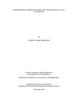 Wideband body enabled RF front end transceiver in 0.18-[micrometer] technology