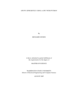 GpuPy: efficiently using a GPU with Python