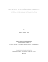 The evolution of the quinceañera: dress as a reflection of cultural and gender role shifts among Latinas