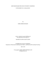 How does praise influence students' emotions in the midst of a challenge?
