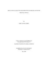 Regulation of selected selenoproteins in porcine and bovine skeletal muscle