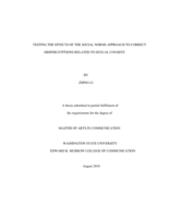 Testing the effects of the social norms approach to correct mispercetptions [sic] related to sexual consent