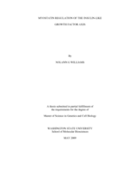 Myostatin regulation of the insulin-like growth factor axis