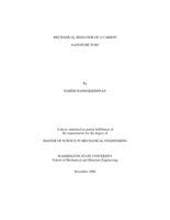 Mechanical behavior of a carbon nanotube turf