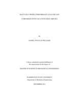 Manta ray profile performance analysis and comparison with NACA four-digit airfoils