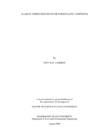 Alaskan timber resources for wood-plastic composites