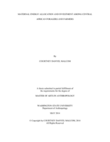 Maternal energy allocation and investment among central African foragers and farmers