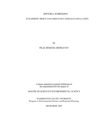 HSP70 RNA expression in rainbow trout (Oncorhynchus mykiss) clonal lines