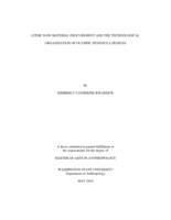 Lithic raw material procurement and the technological organization of Olympic Peninsula peoples