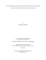 Patch antennas with ring hybrid feeding structures and defected ground structure for full-duplex applications
