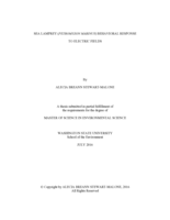 Sea lamprey (Pretromyzon marinus) behavioral response to electric fields