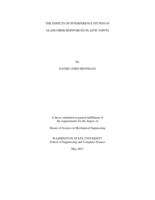 The effects of interference fit pins in glass fiber reinforced plastic joints