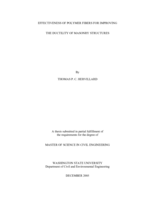 Effectiveness of polymer fibers for improving the ductility of masonry structures