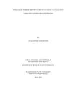 Molecular marker identification in Oculimacula yallundae using next-generation sequencing