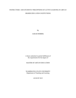 Instructors' and students' perceptions of active learning in Libyan higher education institutions