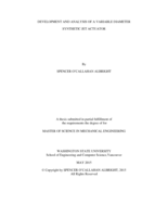 Development and analysis of a variable diameter synthetic jet actuator