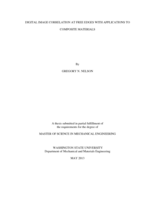 Digital image correlation at free edges with applications to composite materials