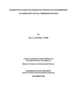 Examination of nano-C60 aggregates through dialysis membranes as surrogates for cell membrane diffusion