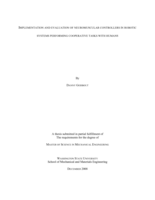 Implementation and evaluation of neuromuscular controllers in robotic systems performing cooperative tasks with humans