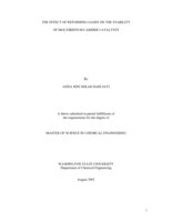 The effect of reforming gases on the stability of molybdenum carbide catalysts