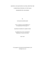 Growing and harvesting factors affecting the carbohydrate profile of teff grass (Eragrostis tef) for horses