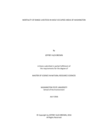 Mortality of range livestock in wolf-occupied areas of Washington