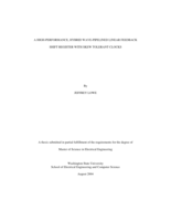 A high-performance, hybrid wave-pipelined linear feedback shift register with skew tolerant clocks