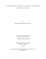 A feminist rhetorical approach to Amy Dillwyn: eavesdropping on Welsh writing in English