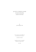 Quality of service aware source initiated ad-hoc routing