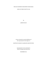 Feng shui inspired Chinatown's park design: Hing Hay Park in Seattle, WA