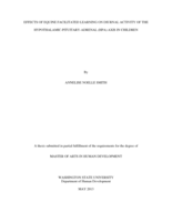 Effects of equine facilitated learning on diurnal activity of the hypothalamic-pituitary-adrenal (HPA) axis in children