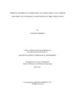 Chemical polishing of cadmium zinc telluride (CdZnTe) and cadmium telluride (CdTe) for molecular beam epitaxy (MBE) applications
