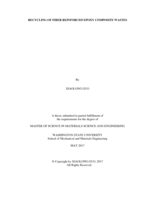 Recycling of fiber reinforced epoxy composite wastes