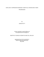 Novel MIG-7 expression increases tumor cell invasion and tumor progression