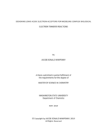 Designing Lewis acidic electron acceptors for modeling complex biological electron transfer reactions
