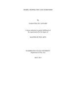 Desire, desperation and surrender